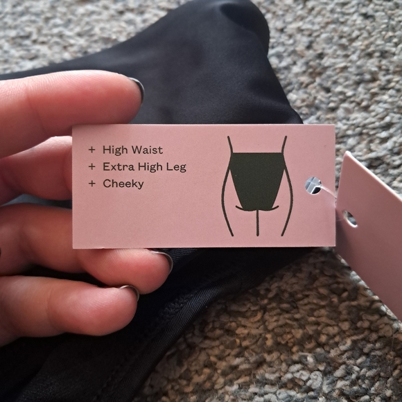 NWT Wild Fable High Waisted Cheeky Bikini Bottom, Size L - Picture 3 of 6